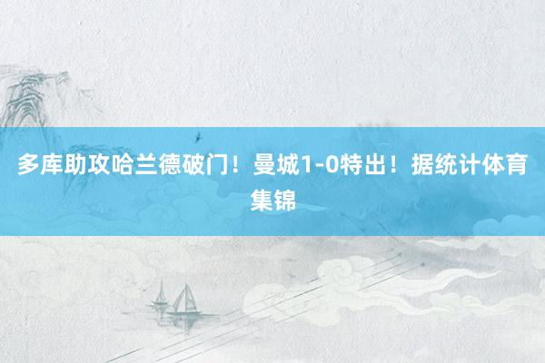 多库助攻哈兰德破门！曼城1-0特出！据统计体育集锦