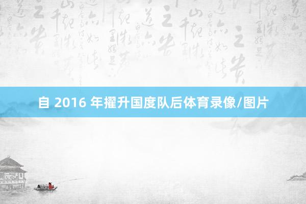 自 2016 年擢升国度队后体育录像/图片