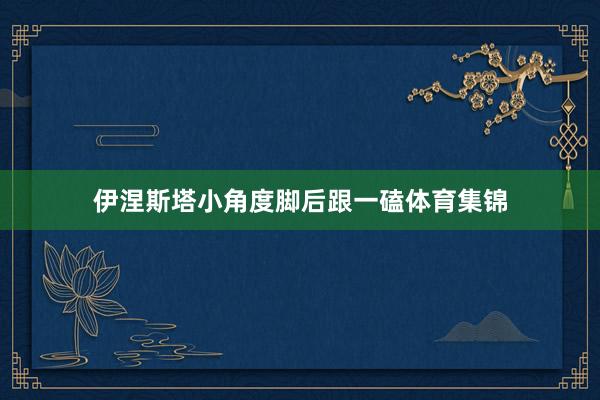 伊涅斯塔小角度脚后跟一磕体育集锦