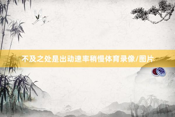 不及之处是出动速率稍慢体育录像/图片