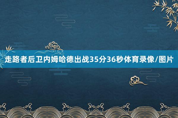 走路者后卫内姆哈德出战35分36秒体育录像/图片