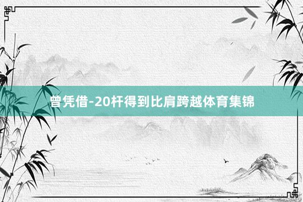 曾凭借-20杆得到比肩跨越体育集锦