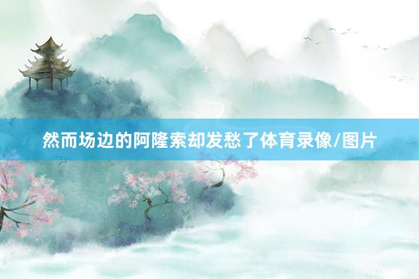 然而场边的阿隆索却发愁了体育录像/图片