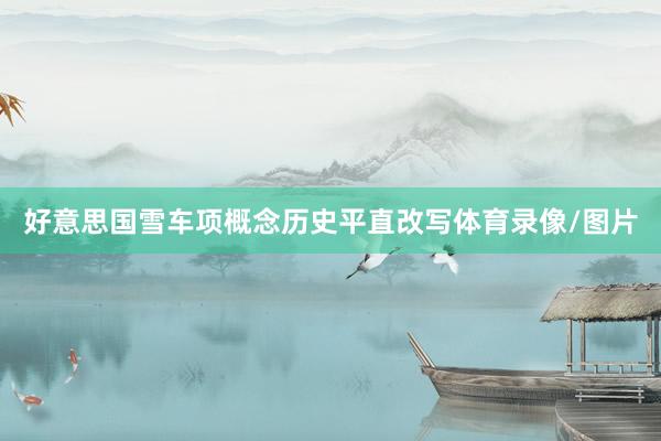 好意思国雪车项概念历史平直改写体育录像/图片