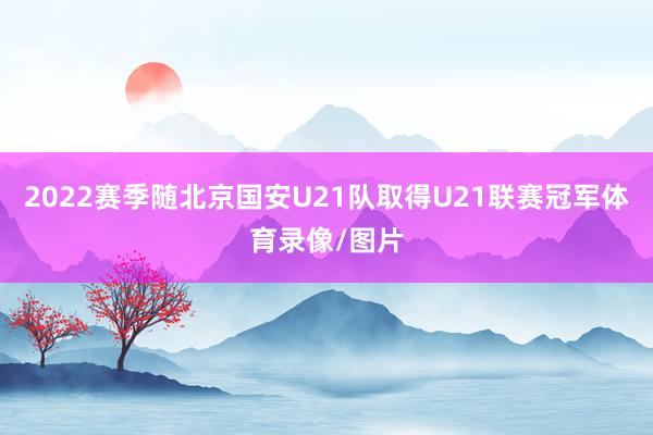 2022赛季随北京国安U21队取得U21联赛冠军体育录像/图片